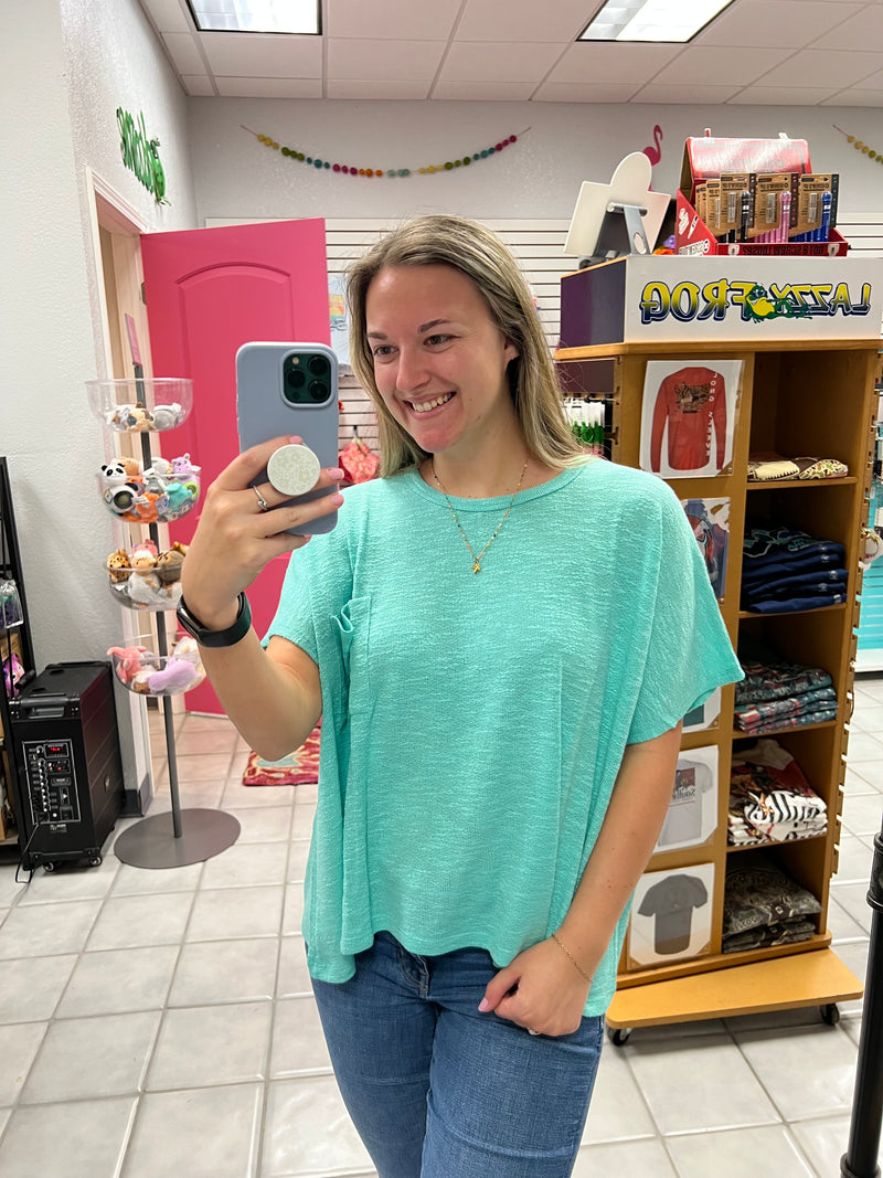 Oversized Slub Hacci Top
