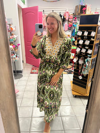 Evergreen Maxi Dress
