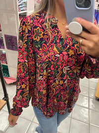 Lizzy Eggplant Top