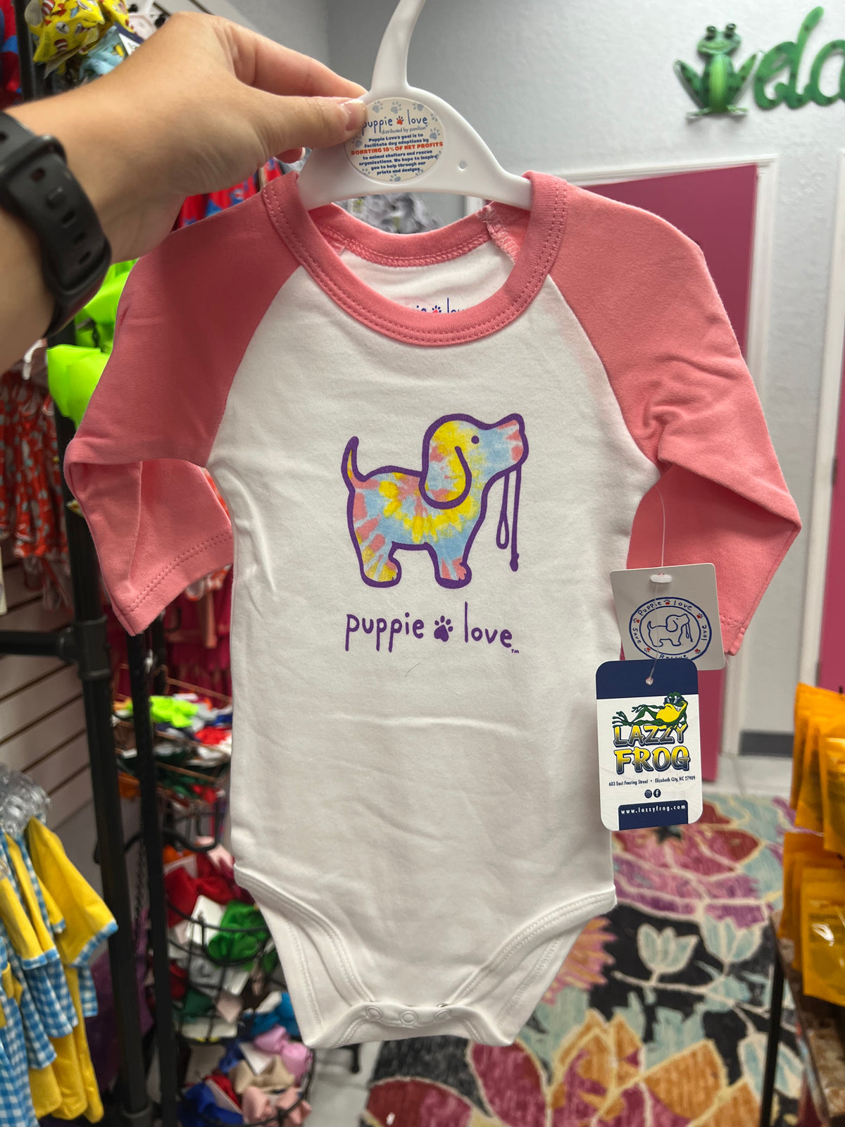 Baby Puppie Love Onsies