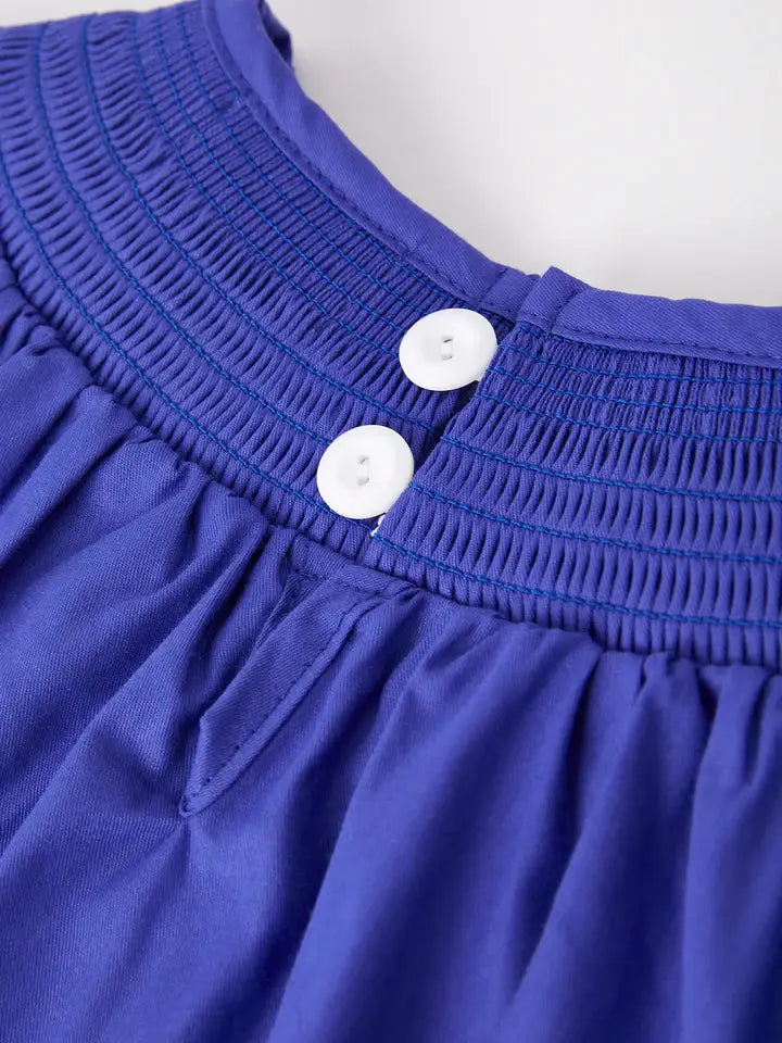 Back To School Apple Embroidery Dress