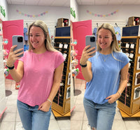 Z Slub Cuffed Top