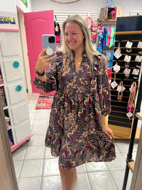 Paisley Espresso Dress