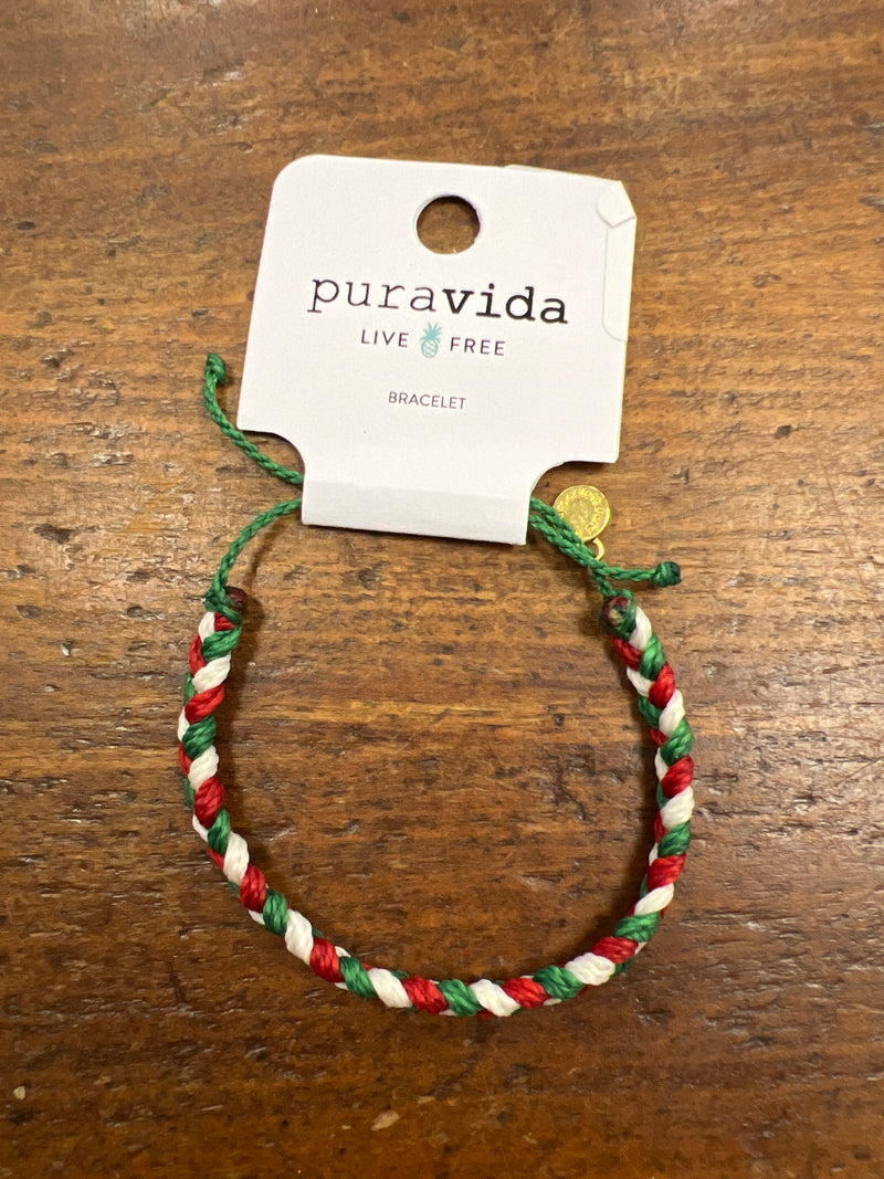 Pura Vida Red, Green & White