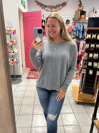 Z Front Seam Sweater