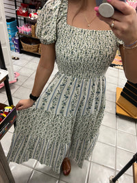 Colorblock Tiered Dress
