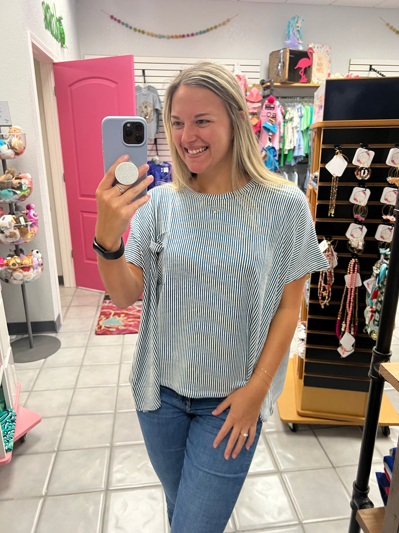 Ribbed SS Top