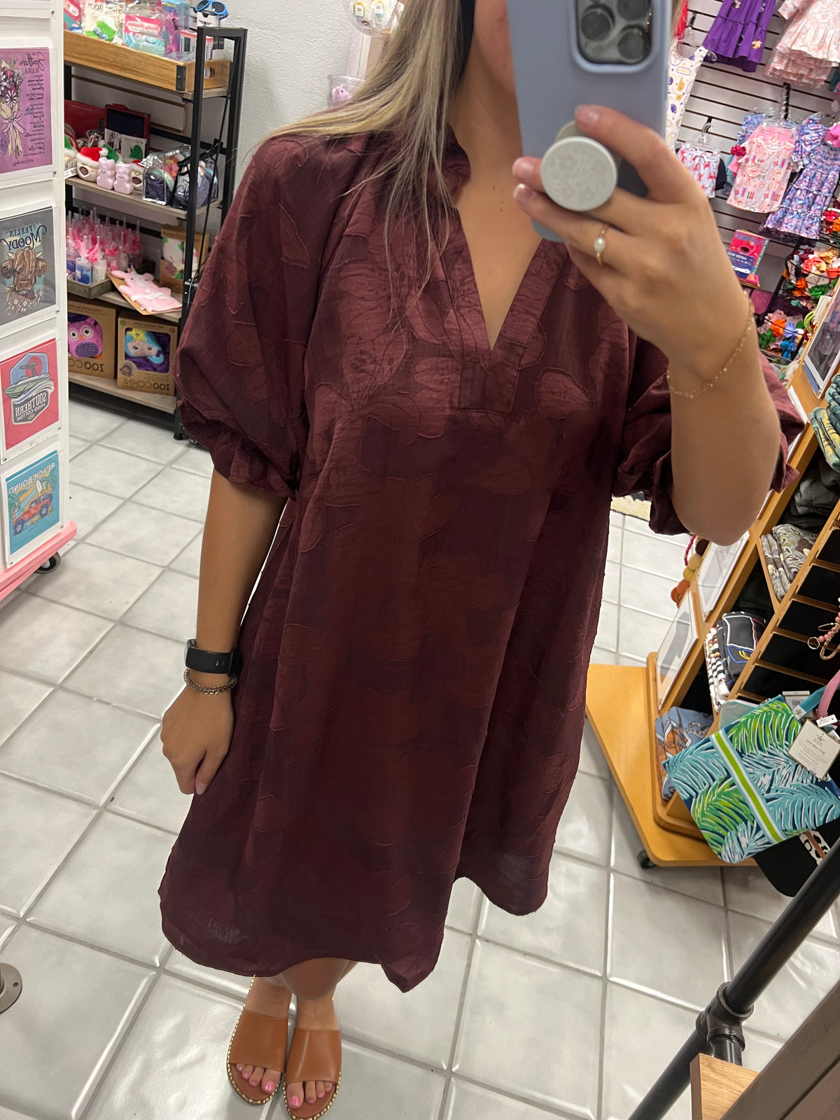 Burgundy Bliss Dress
