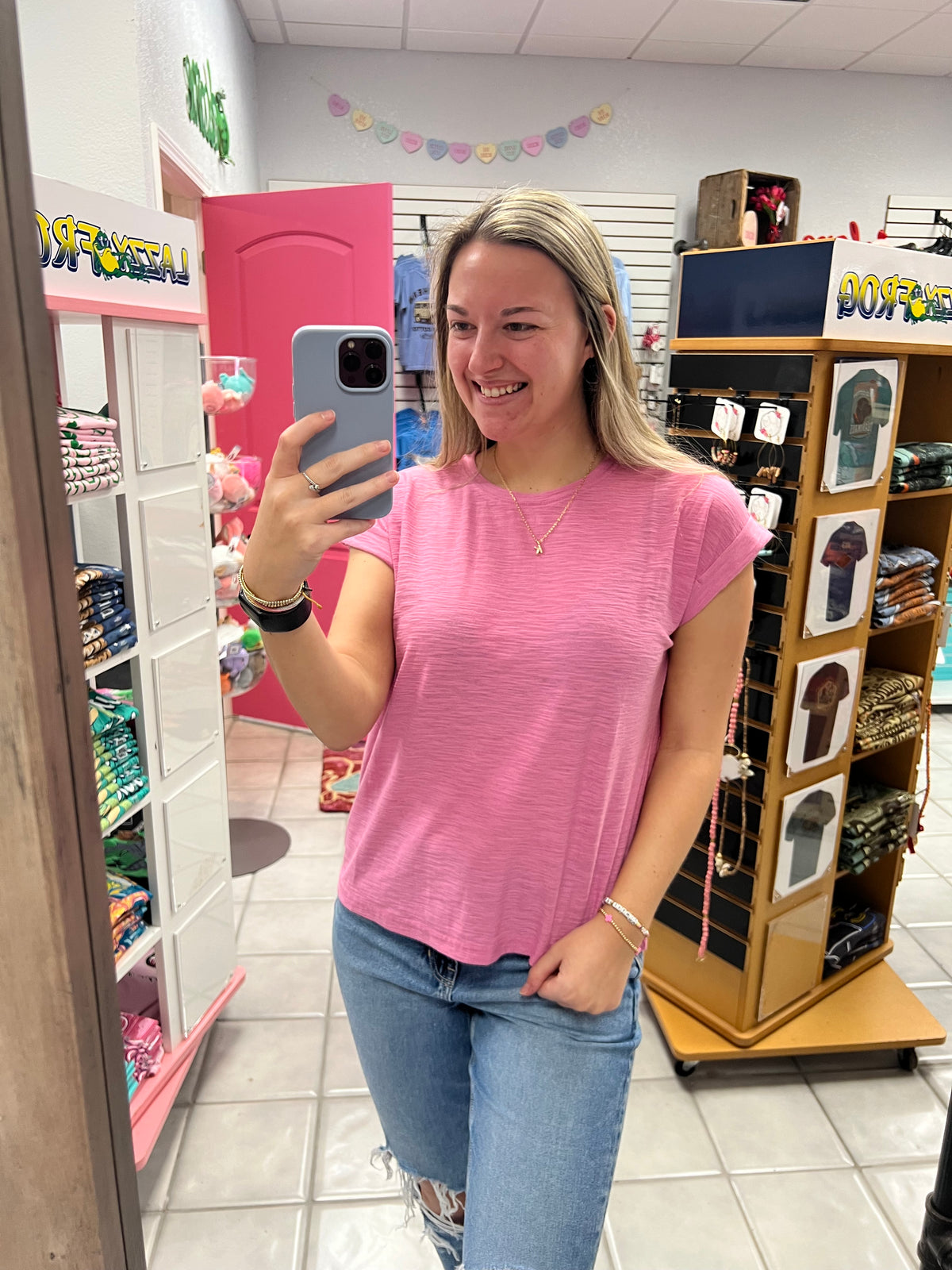 Z Slub Cuffed Top