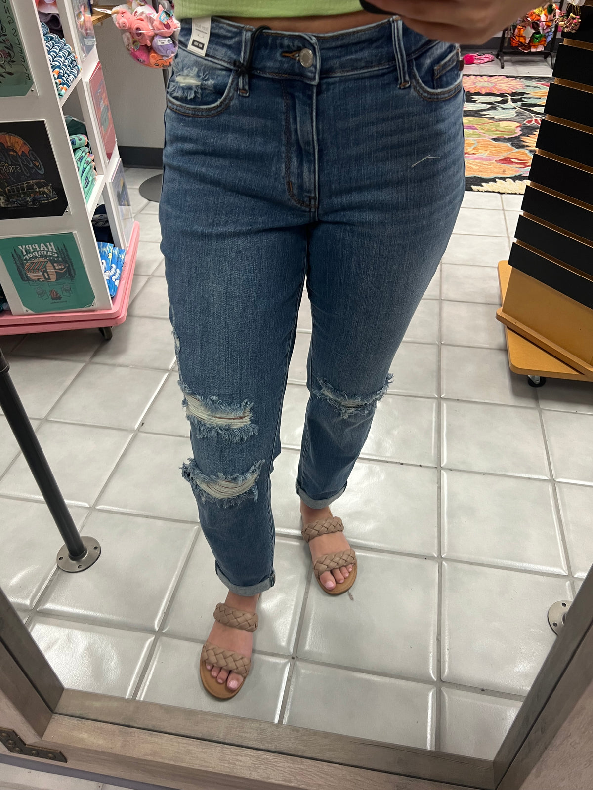 JB Vintage Boyfriend Wash Jeans