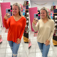 Front Seam Sweater
