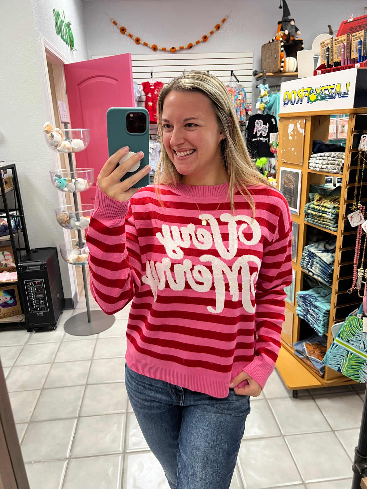 Very Merry Striped Sweater