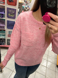 Z Hi-Low Pocket Sweater*