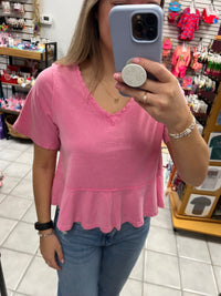 Tiered Short Sleeve Top