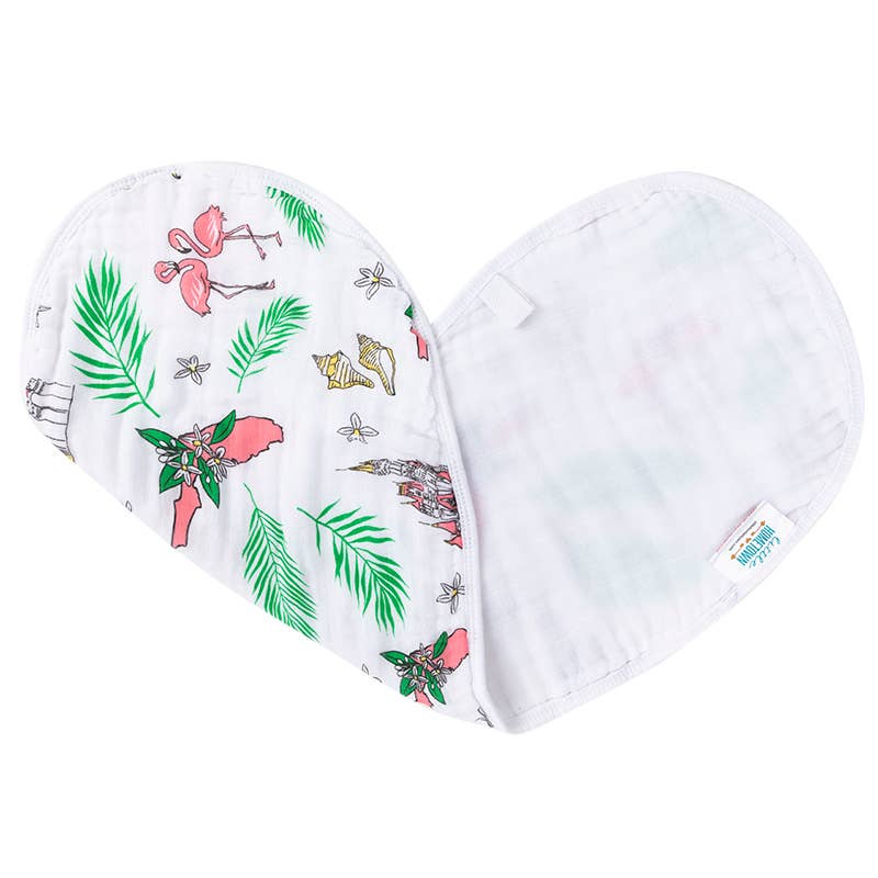 Florida Baby (floral) Burp/Bib Combo*