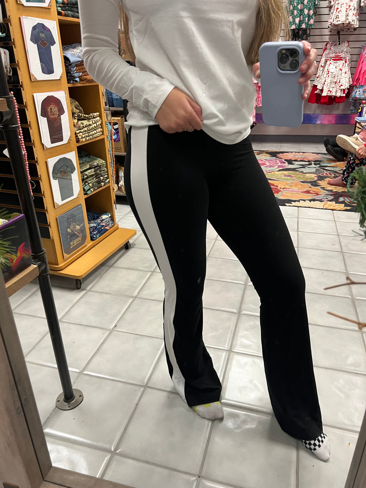 RM Side Stripe Flare Leggings*