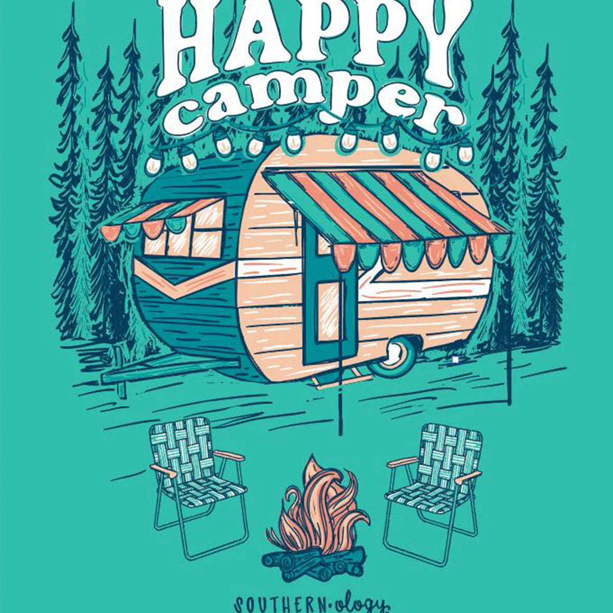 Southernology LS Happy Camper Tshirt*