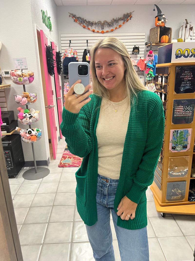 Z Waffle Cardigan