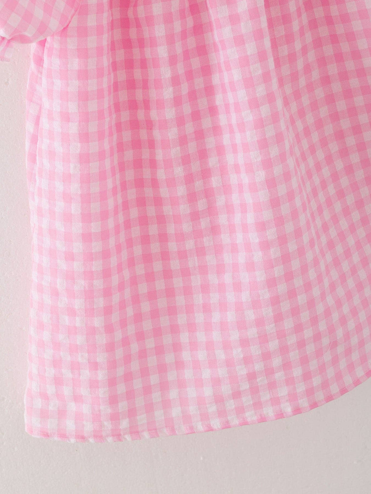 Farm Pink Smocking Embroidered Dress