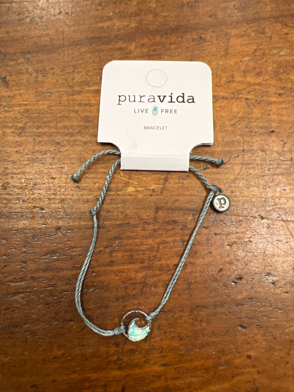 Pura Vida Ombre Wave Charm