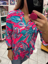 DS Neon Pink Lizzy Top