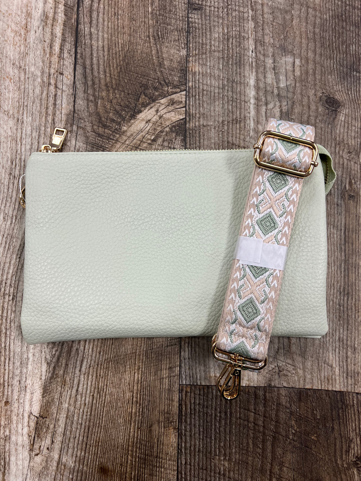 Big Wristlet Crossbody with 3 Compartment*