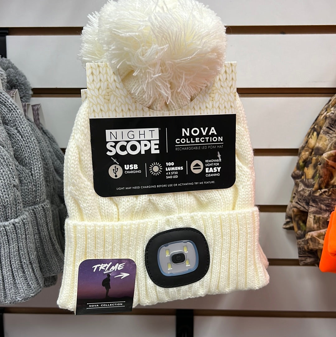 Night Scope Rechargeable LED Beanie*