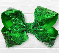 Emerald Green Hair Bow*
