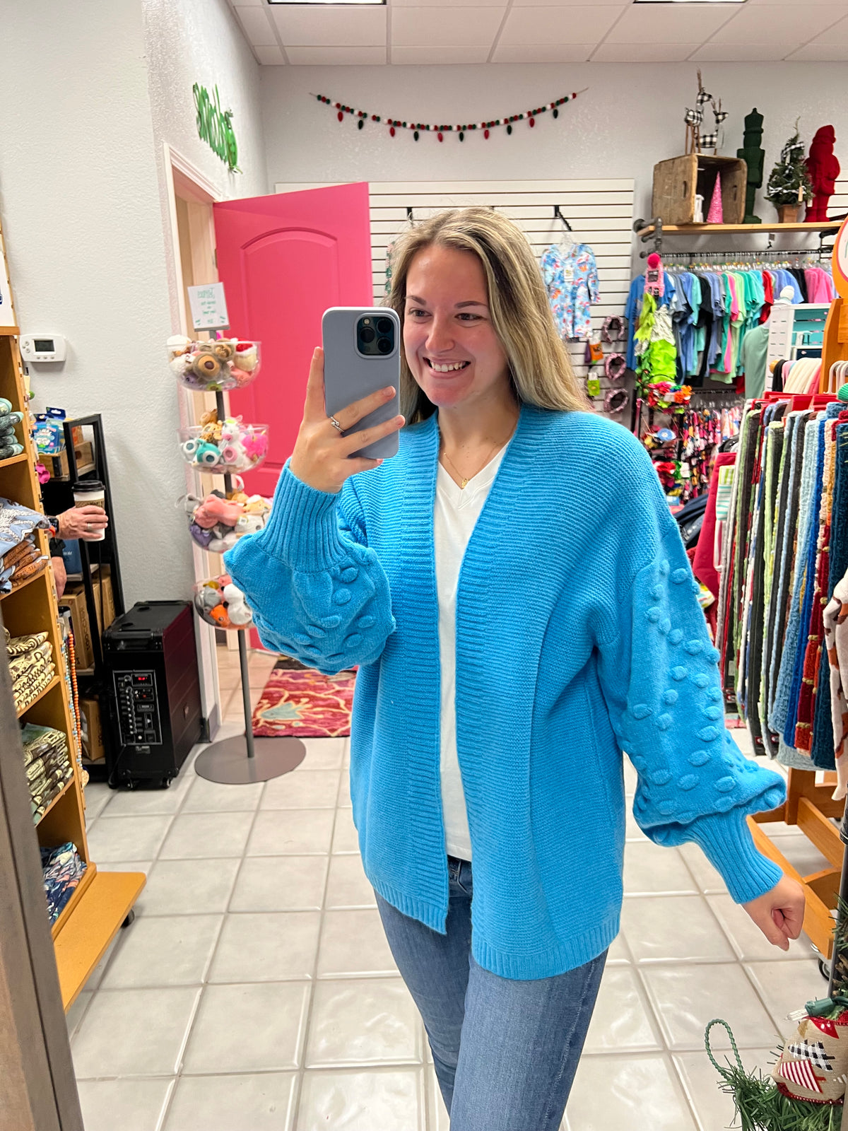 Pom Pom Cardigan*