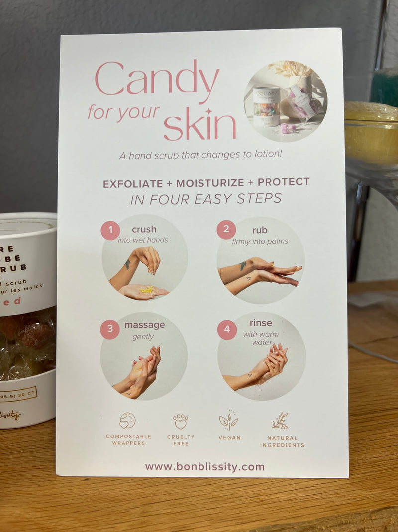 Sugar Cube Candy Scrub