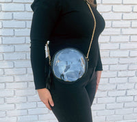 Stadium Bag, Clear Crossbody Bag, Circle Bag, Tassel: White*