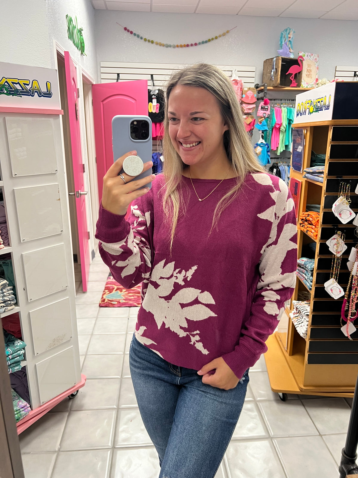 Dark Magenta Sweater