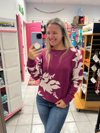 Dark Magenta Sweater