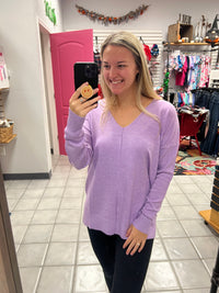 Z Front Seam Sweater*