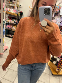 Staccato Lt Rust High/Low Pullover