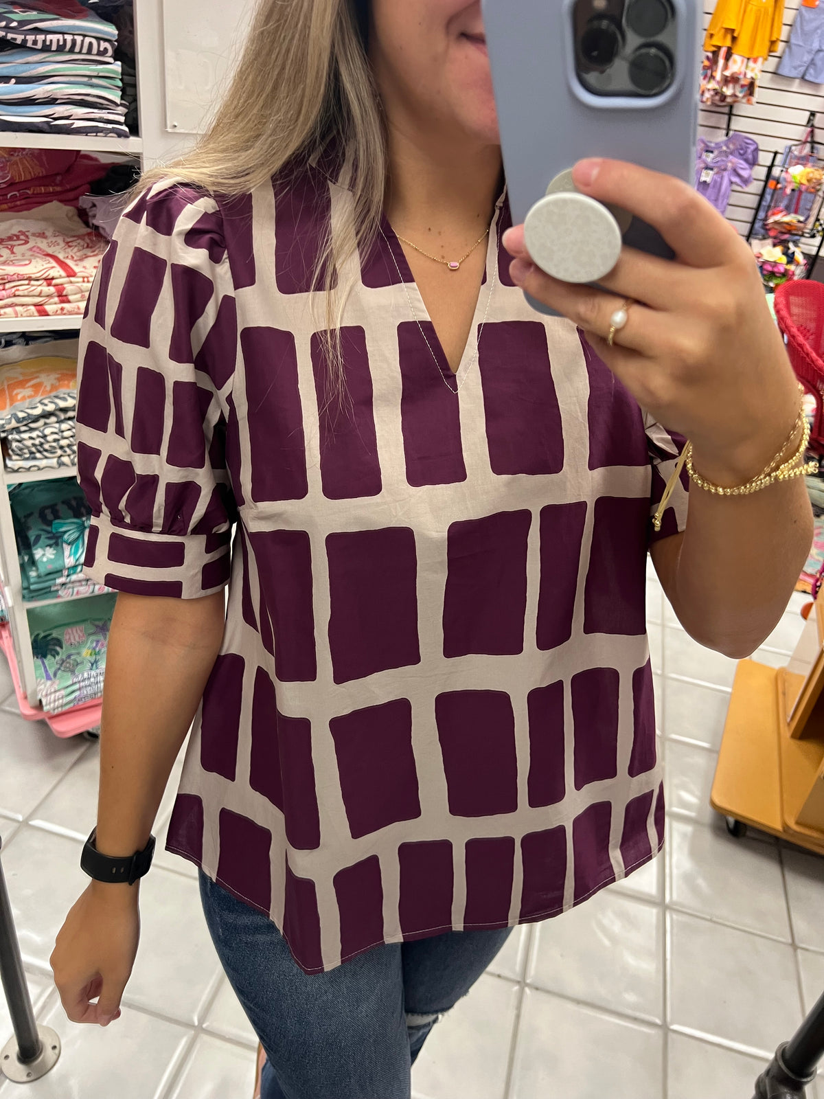 Pretty in Plum Top