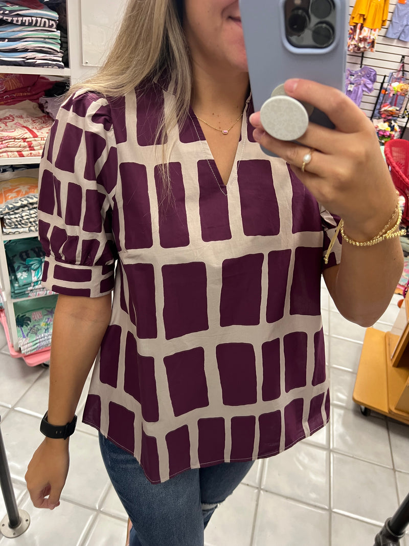 Pretty in Plum Top