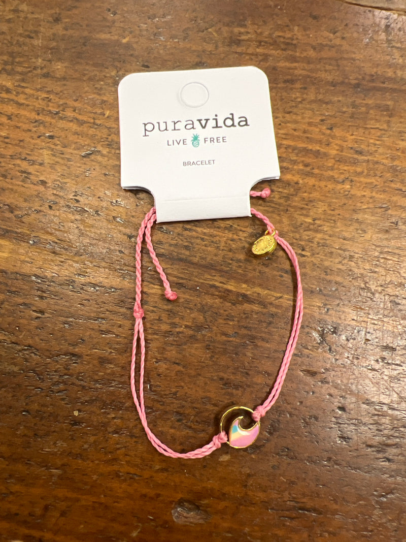Pura Vida Ombre Wave Charm