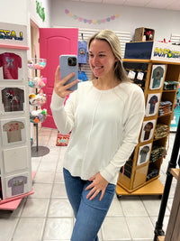 Z Front Seam Sweater*