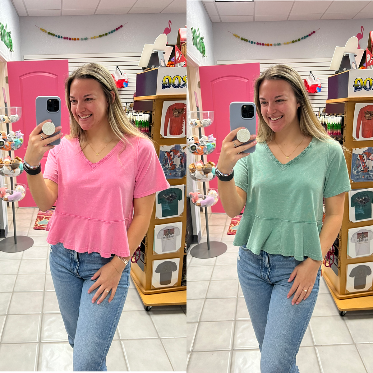 Tiered Short Sleeve Top