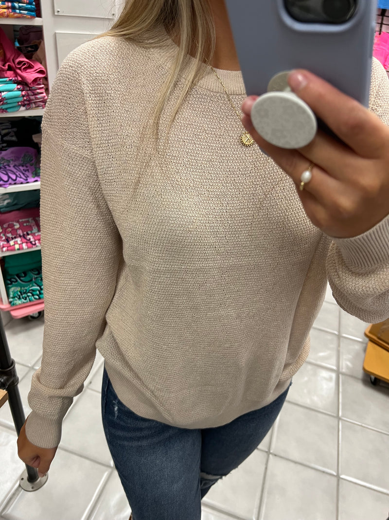 Everyday Oatmeal Sweater