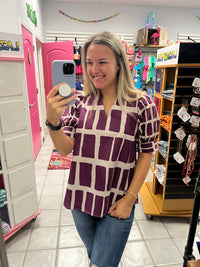 Pretty in Plum Top