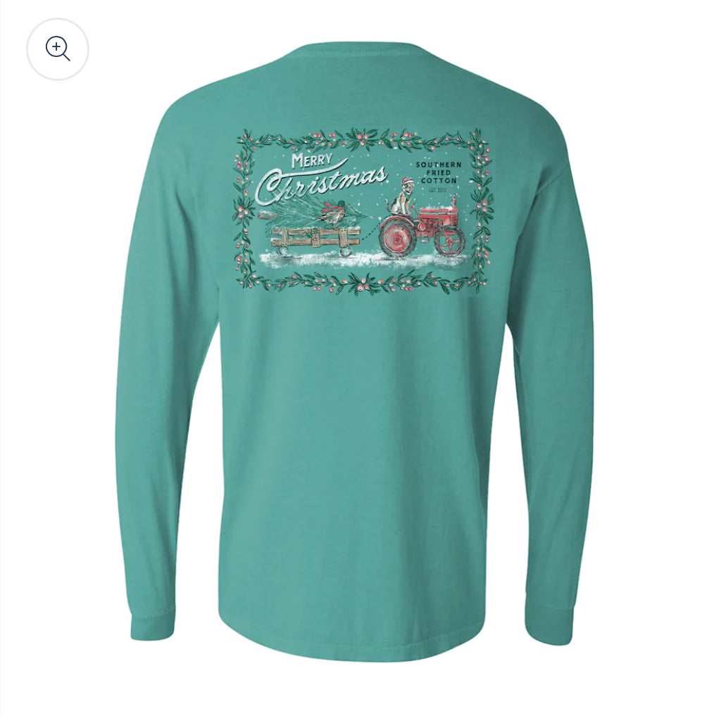SFC Merry Christmas Farm LS Tshirt