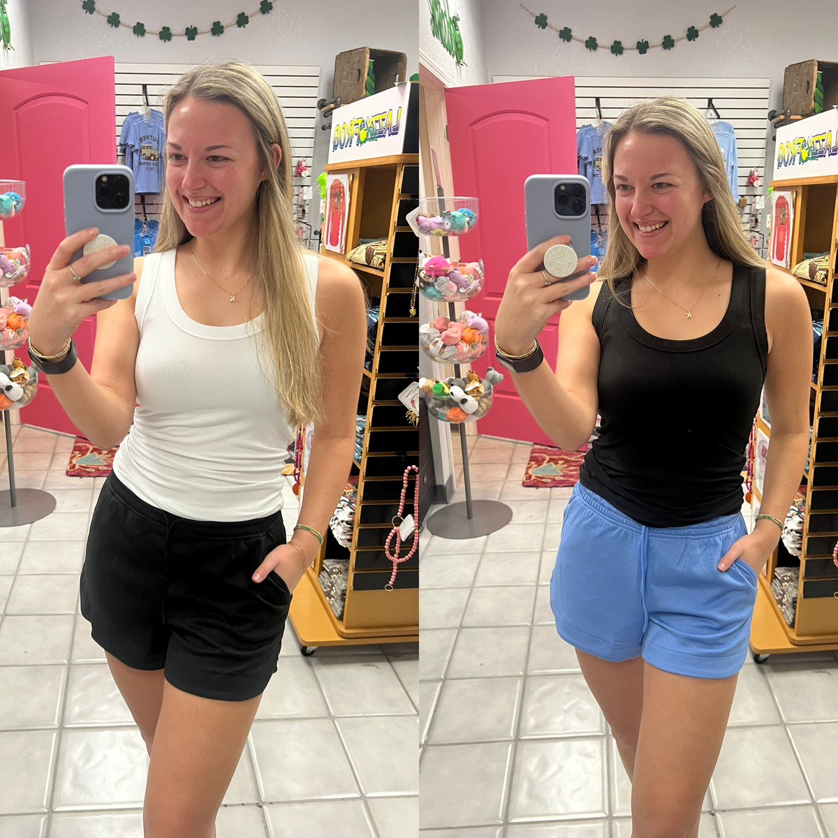 Z Ribbed Scoop Neck Tank Top