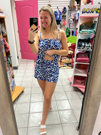 Abstract Blue Shorts*