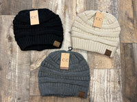 CC Solid Cable Beanie