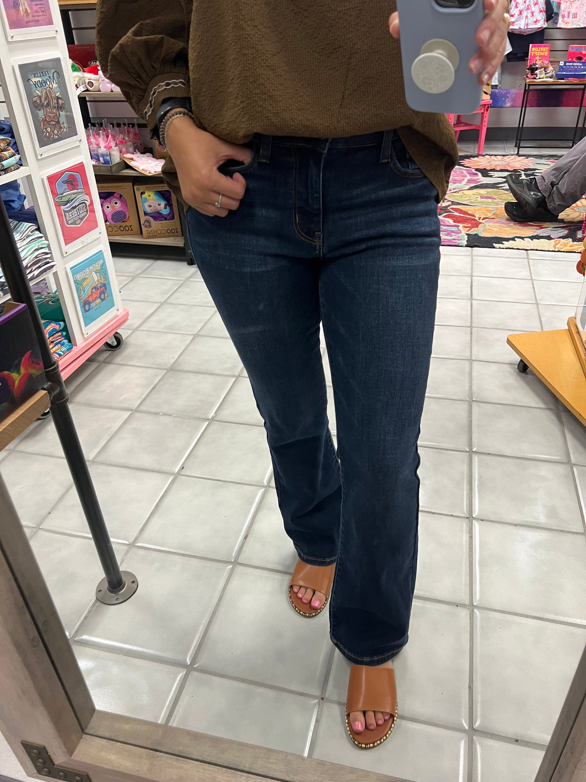 Judy Blue Midrise Petite Bootcut Jeans