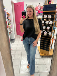 JB SHORT HW Bootcut Jeans