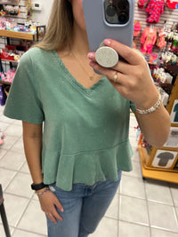 Tiered Short Sleeve Top