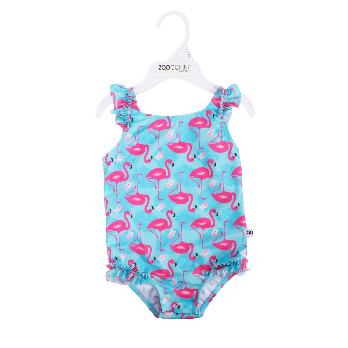 Baby Ruffled One Piece Swimsuit - Franny Flamingo*